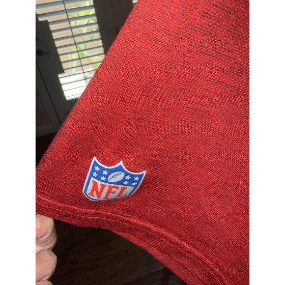 Nike NFL Arizona Cardinals Dri-Fit On Field Red Short Sleeve Shirt XXL - Picture 6 of 11